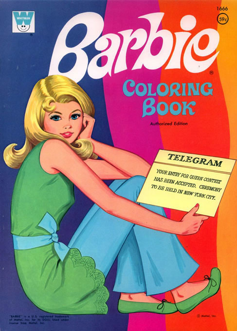 Cute Barbie Coloring Book: : A Coloring Book for Girls (Paperback)