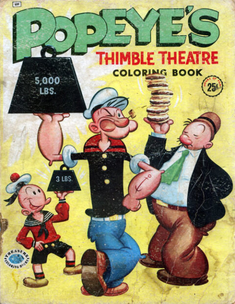 Popeye (Thimble Theatre; 1959) Treasure Books : Retro Reprints