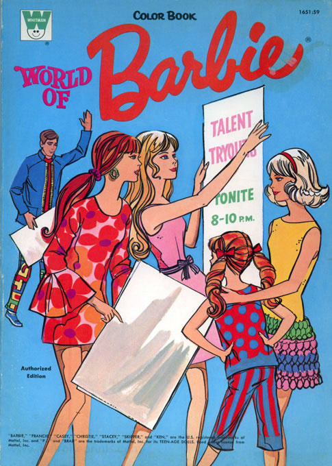 Barbie (Coloring Book; 1972) Whitman